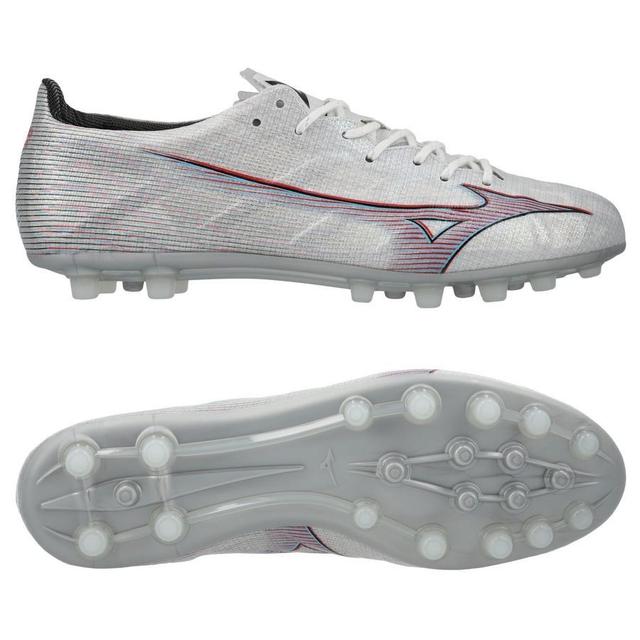 Mizuno Alpha Made In Japan Ag Shining - White/red, size 40 on Productcaster.