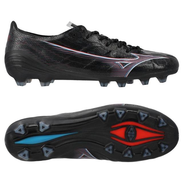 Mizuno Alpha Elite Fg/ag Black Pack - Black/red/blue, size 44 on Productcaster.