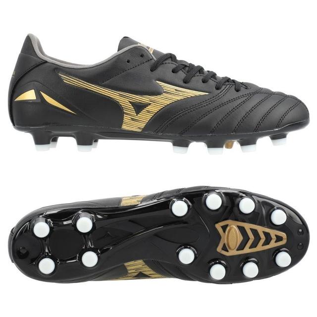 Mizuno Morelia Neo Iv Pro Fg/ag Aurum -/Gull/sort, størrelse 40½ on Productcaster.