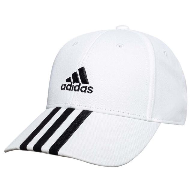 adidas Baseball Cap 3-stripes - White/black, size One Size on Productcaster.