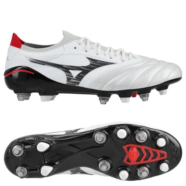 Mizuno Morelia Neo Iv Beta Made In Japan Sg - White/black/chinese Red, size 38½ on Productcaster.