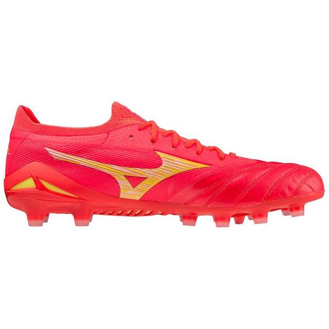 Mizuno Morelia Neo Iv Beta Made In Japan Fg Release - Rood/bolt/rood - Natuurgras (Fg), maat 39 on Productcaster.