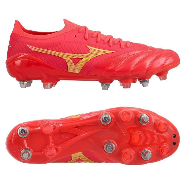 Mizuno Morelia Neo IV Beta Made in Japan SG Release -/Bolt/Rød - ['Vått gress (SG)'], størrelse 38 on Productcaster.