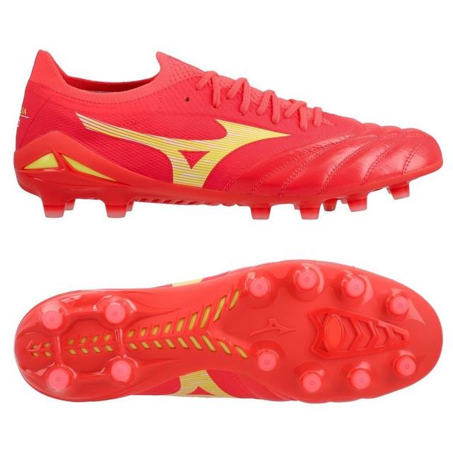 Mizuno Morelia Neo IV Beta Elite FG/AG Release -/Bolt/Rød, størrelse 38½ on Productcaster.