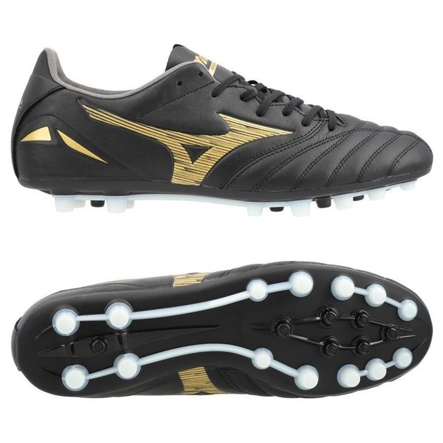 Mizuno Morelia Neo Iv Pro Ag Aurum -/Gold/black - Artificial Grass (Ag), size 40½ on Productcaster.