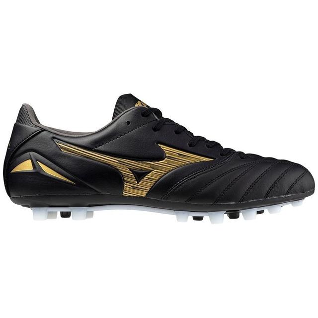 Mizuno Morelia Neo Iv Pro Ag Aurum - Black/gold/black, size 42½ on Productcaster.