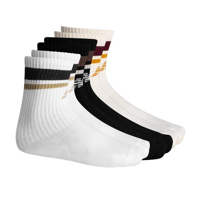 New Balance Socks Essentials 3-pack - White/black/beige, size 39-42 on Productcaster.