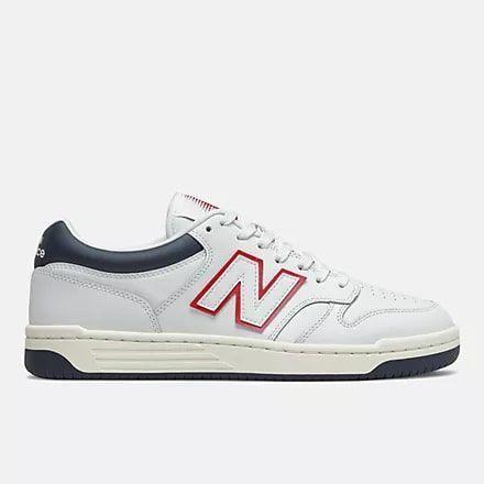 New Balance Sneaker Bb480 - White/navy/red, size 42 on Productcaster.