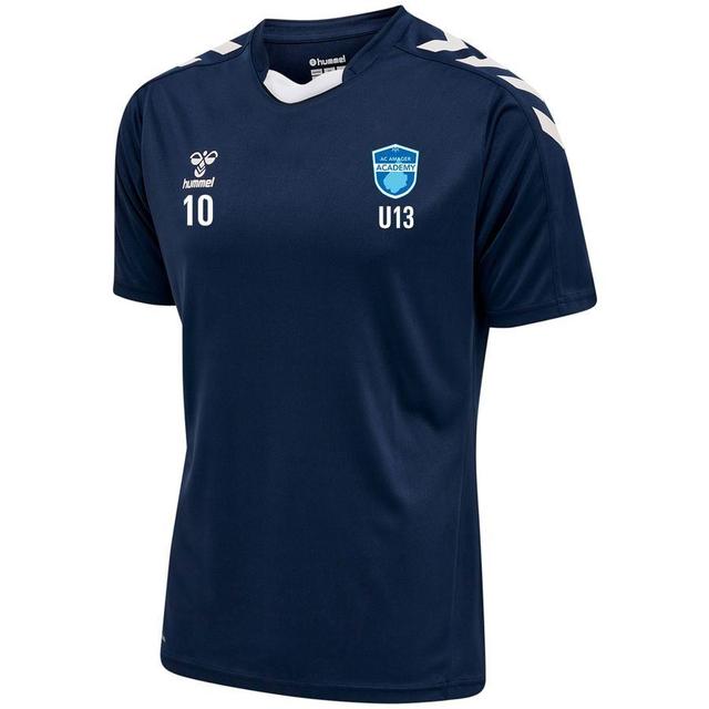 AC Amager Academy Trænings T-Shirt - Navy/Hvid - Hummel, størrelse X-Large on Productcaster.