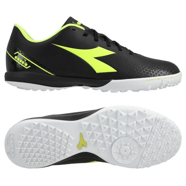 Diadora Pichichi 6 Tf - Black/yellow/white - Turf (Tf), size 47 on Productcaster.