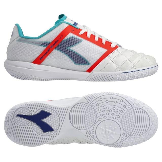 Diadora Brasil Sala Cup Id - White/navy/red - Indoor (Ic), size 44½ on Productcaster.