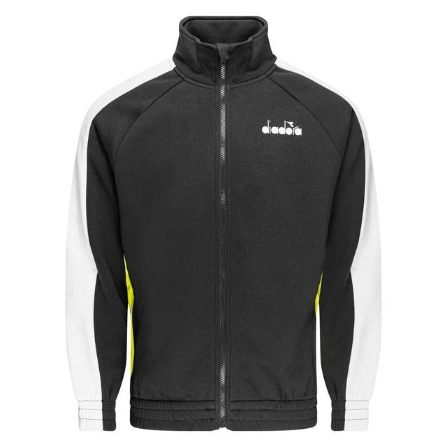 Diadora Training Jacket Full Zip - Black/white, size Large on Productcaster.