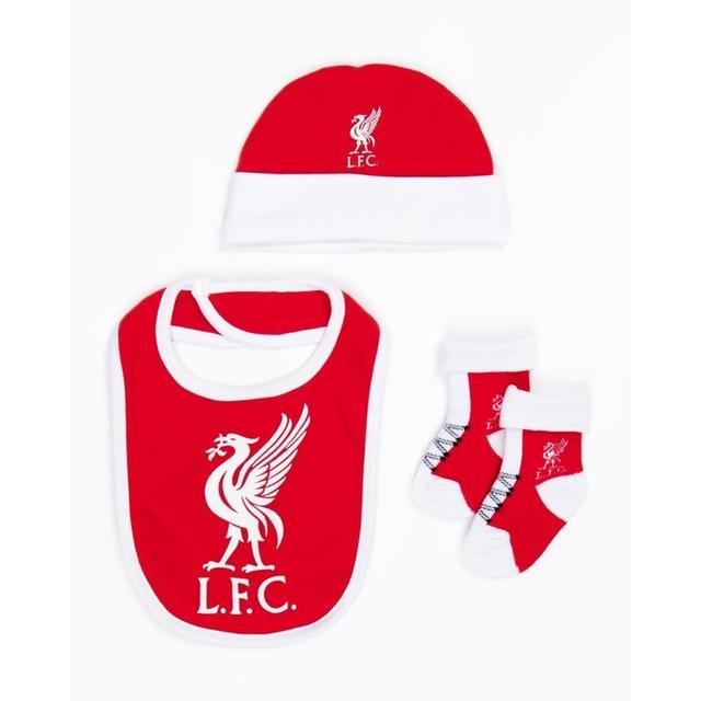 Liverpool Baby Essentials Set - Red/white - Liverpool Fc, size One Size on Productcaster.