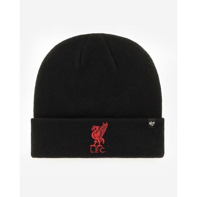 Liverpool Beanie Raised 47 Knit - Black - Liverpool Fc, size One Size on Productcaster.