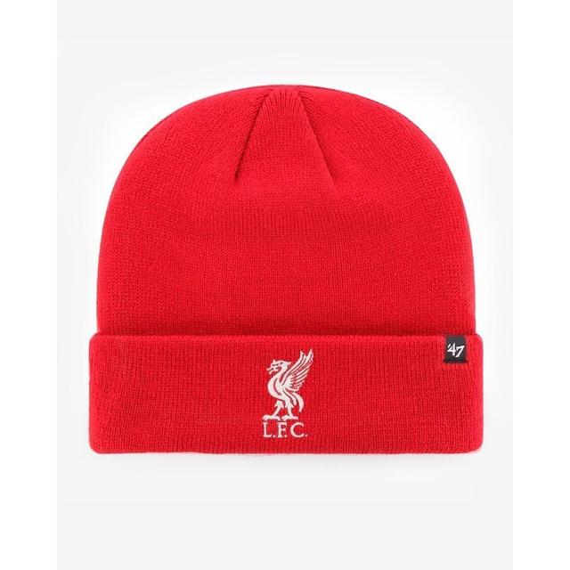 Liverpool Beanie Raised 47 Knit - Red - Liverpool Fc, size One Size on Productcaster.