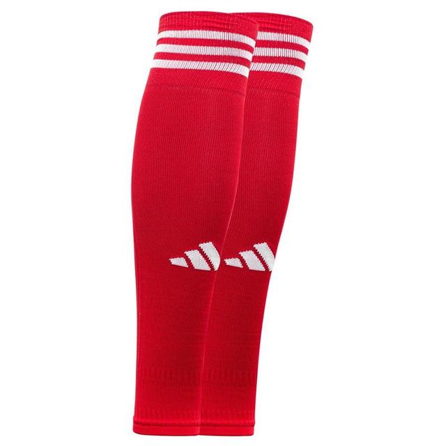 adidas Leg Sleeve - Red/white, size Medium on Productcaster.