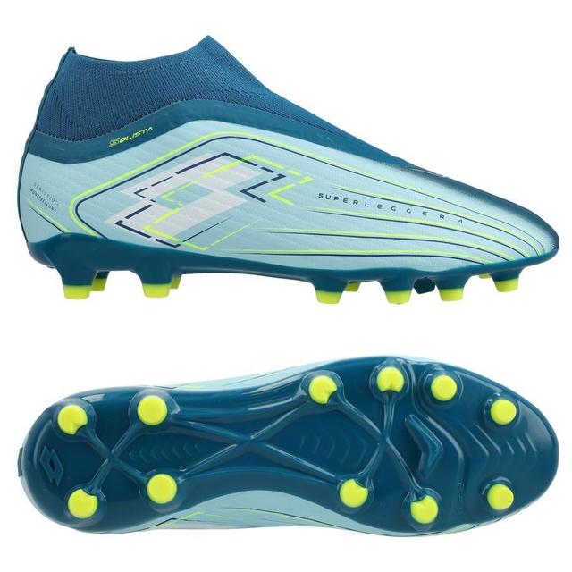 Lotto Solista 300 Vii Gravity Fg - Blue/white - Grass (Fg), size 46 on Productcaster.