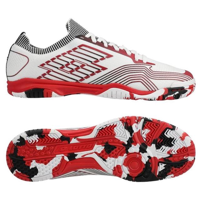 Lotto Tacto 250 Id - White/red/black - Indoor (Ic), size 43½ on Productcaster.