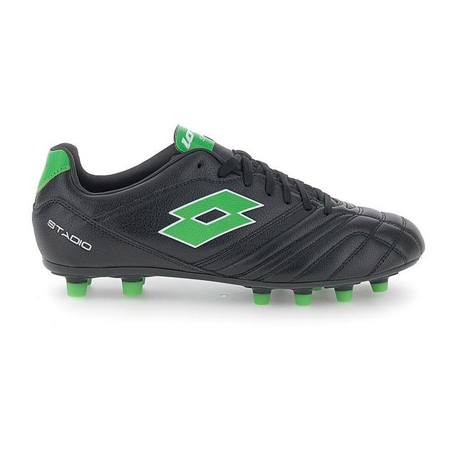 Lotto Stadio 300 Iii 50 Fg - Black/spring Green, size 38½ on Productcaster.