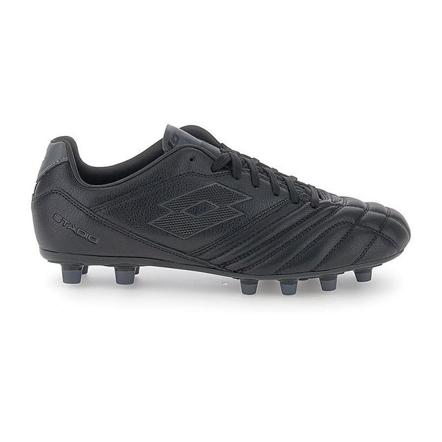 Lotto Stadio 300 Iii 50 Fg - Black/asphalt, size 38½ on Productcaster.