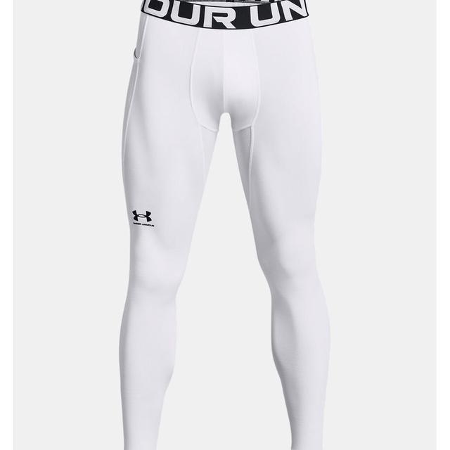 Under Armour Baselayer Tights Coldgear - White/black, size Medium on Productcaster.