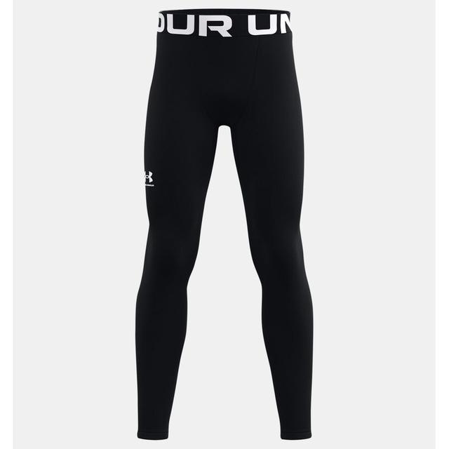 Under Armour Baselayer Tights Coldgear - Sort/hvit Barn, størrelse ['Y-Medium/10-12 years'] on Productcaster.