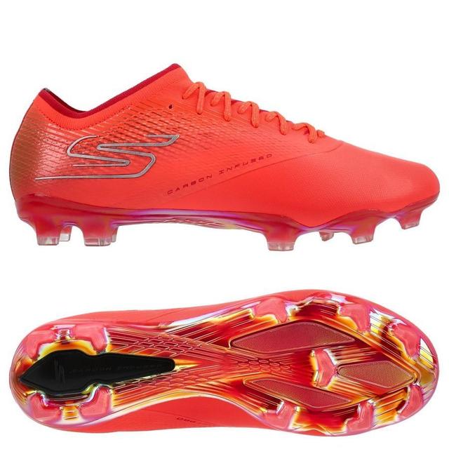 Skechers Razor Fg Prime - Fiery Coral/silver, size 38 on Productcaster.