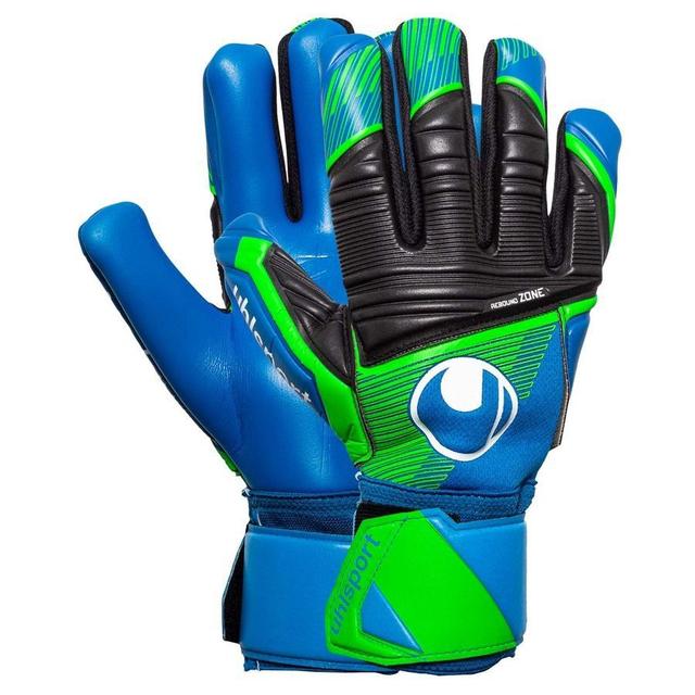 Uhlsport Goalkeeper Gloves Aquasoft Hn - Pacific Blue/fluo Green/white, size 11 on Productcaster.