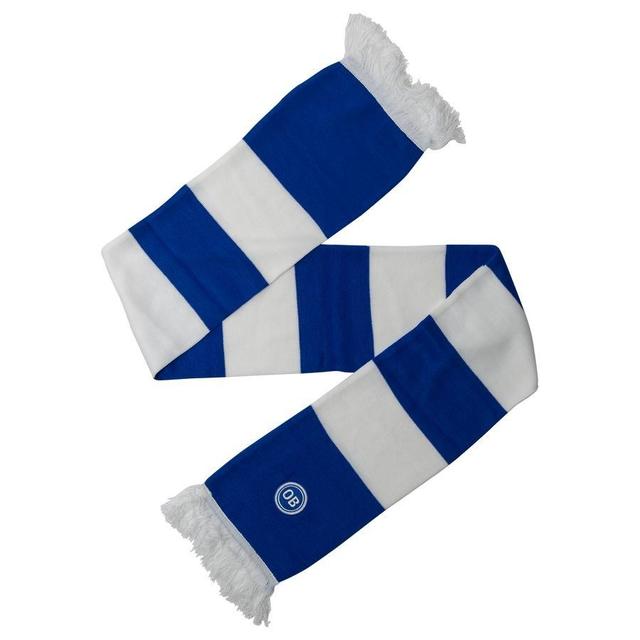 Ob Logo Scarf - Blue White, size One Size on Productcaster.