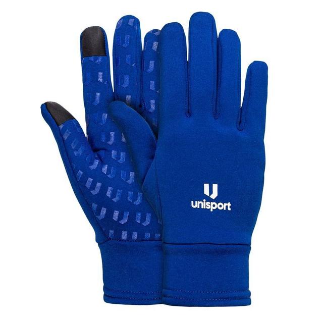 Unisport Player Gloves Warm - Royal Blue, size Medium on Productcaster.