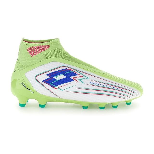 Lotto Solista 100 Viii Gravity Fg Light Pack - Sunny Lime/surf The Web/all White, size 42 on Productcaster.