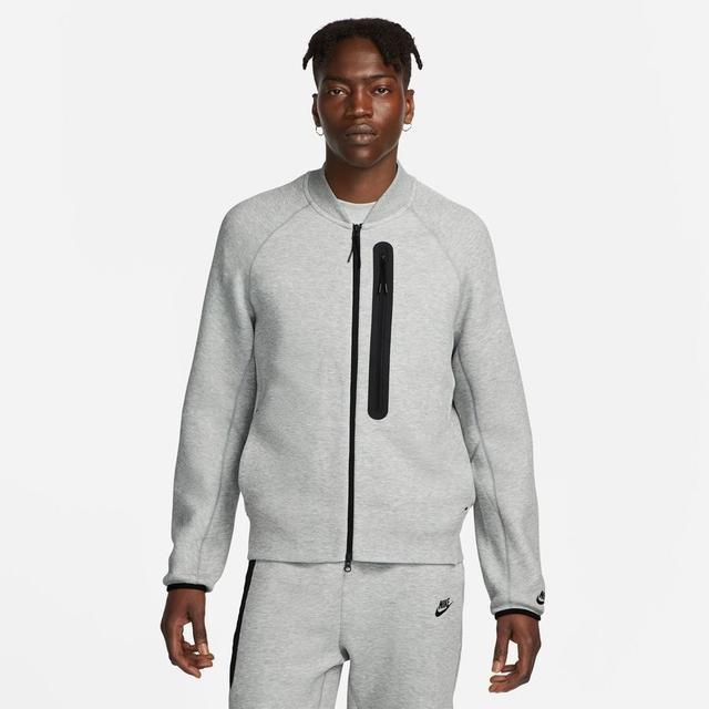 Nike Bomber Jacket Tech Fleece N98 - Grey Heather/black, size Large on Productcaster.