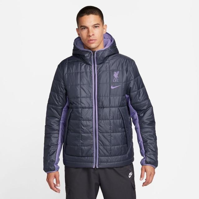 Liverpool Winter Jacket Nsw Synthetic Fill Fleece - Gridiron/space Purple - , size Medium on Productcaster.