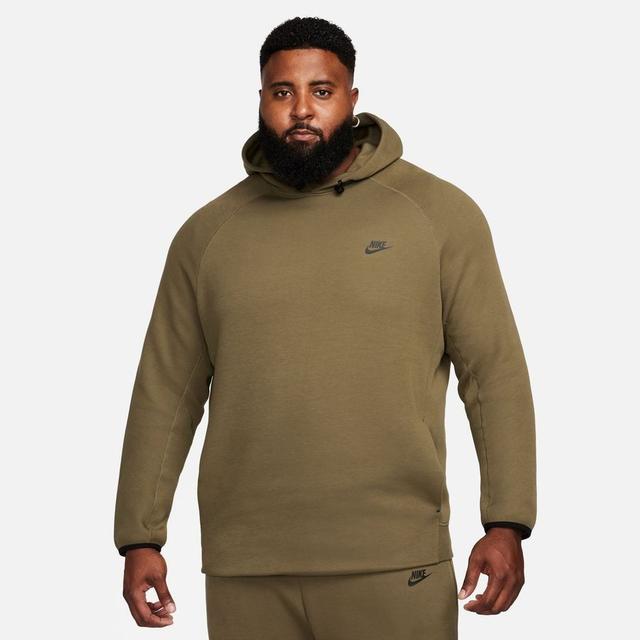 Nike Huppari Tech Fleece 24 Pullover - Vihreä/Musta, koko Small on Productcaster.