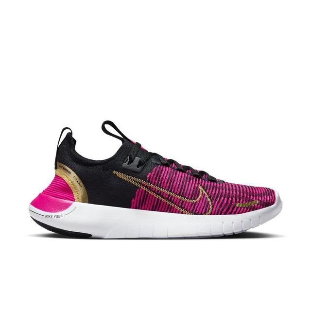 Nike Running Shoe Free Run Next Nature - Fireberry/black/metallic Gold Woman, size 38½ on Productcaster.