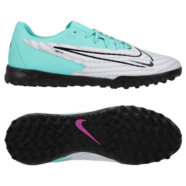 Nike Phantom Gx Academy Tf Peak Ready - Hyper Turquoise/black/fuchsia Dream/white - Turf (Tf), size 36½ on Productcaster.