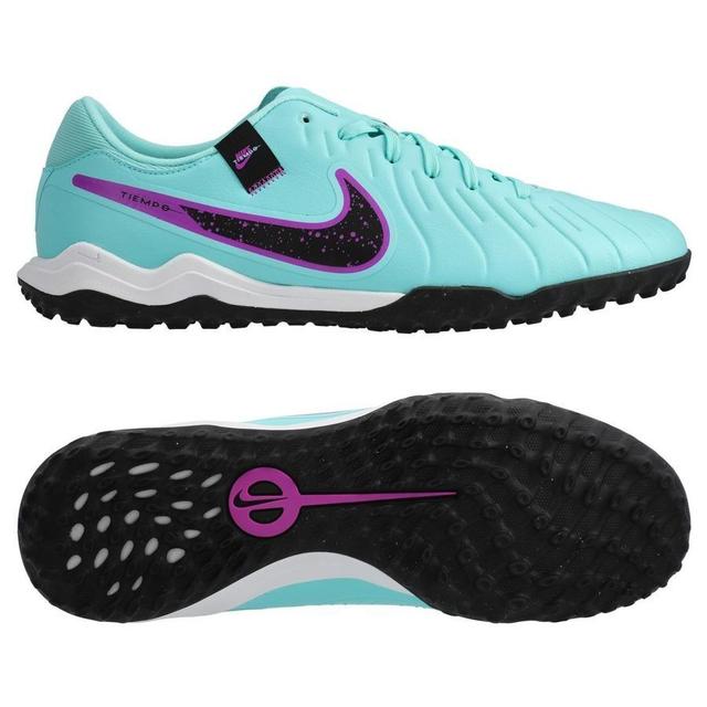 Nike Tiempo Legend 10 Academy Tf Peak Ready - Hyper Turquoise/black/fuchsia Dream, size 36½ on Productcaster.