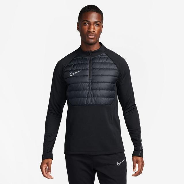 Nike Training Shirt Therma-fit Academy Drill Winter Warrior - Black/anthracite/reflect Silver, size Small on Productcaster.