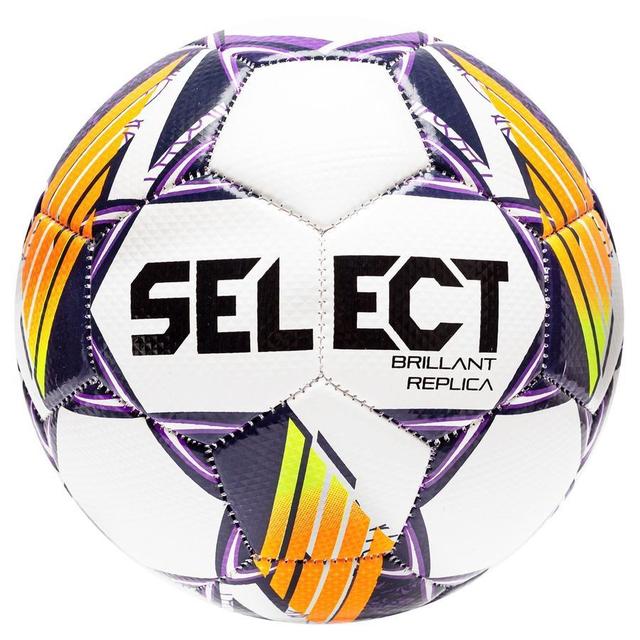 Select Voetbal Brillant Replica V24 - Wit/paars/oranje, maat Ball SZ. 3 on Productcaster.