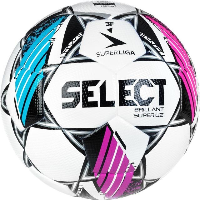 Select Football Brillant Super Uz 3f Superliga 2023/24 - White/black, size Ball SZ. 5 on Productcaster.