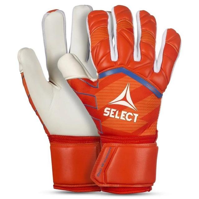 Select Goalkeeper Gloves 77 Super Grip V24 - Orange/white, size 9½ on Productcaster.