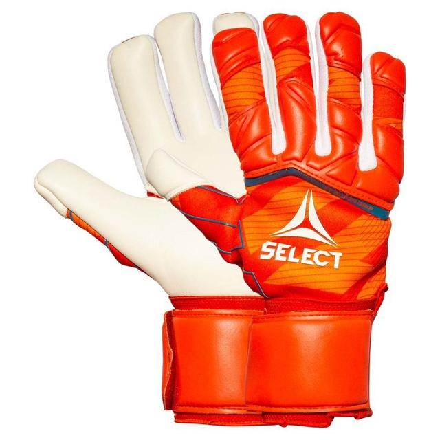 Select Goalkeeper Gloves 77 Super Grip V24 - Orange/white, size 8½ on Productcaster.