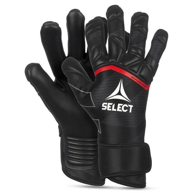 Select Goalkeeper Gloves 90 Flexi V24 - Black/red Kids, size 5 on Productcaster.