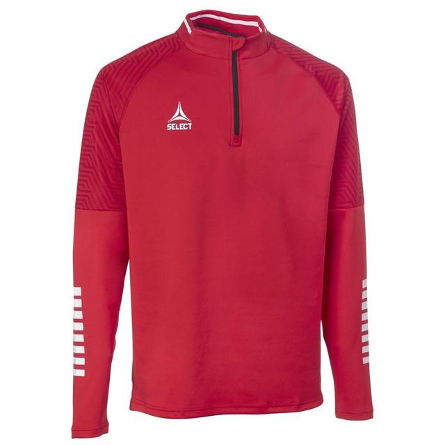 Select Training Shirt Monaco V24 Half Zip - Red/white, size Large on Productcaster.