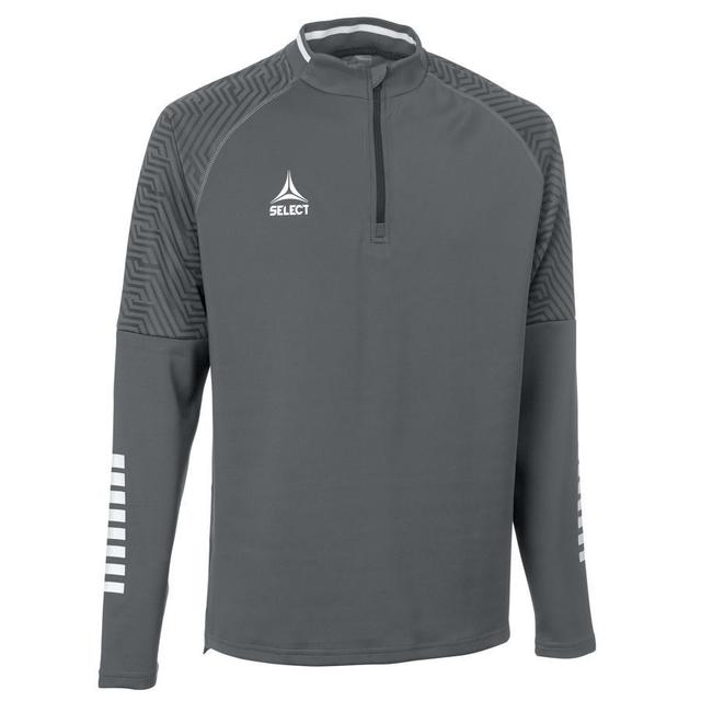 Select Training Shirt Monaco V24 Half Zip - Grey/white, size Medium on Productcaster.