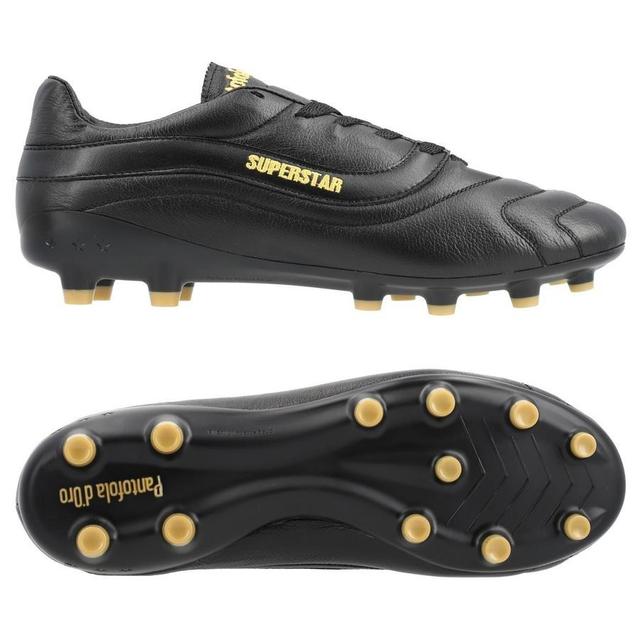 Pantofola d'Oro Superstar FG - Black - Grass (FG), size 40½ on Productcaster.