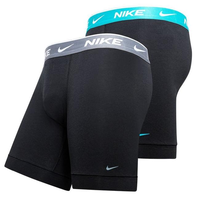 Nike Boxer Shorts 2-pack - Black/dusty Cactus/cool Grey, size ['Small'] on Productcaster.