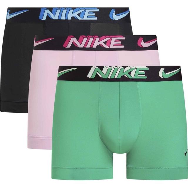 Nike Trunks 3-pack - Stadium Green/pink Rise/black, size X-Large on Productcaster.