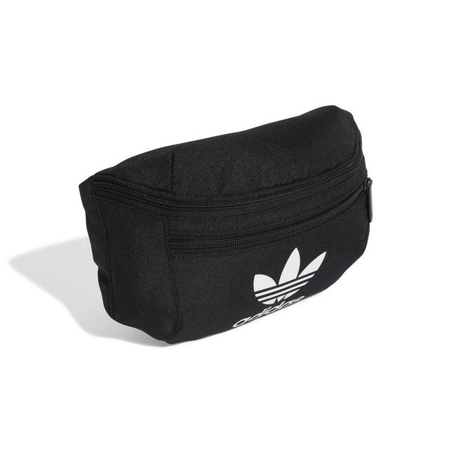 adidas Originals Adicolor Waistpack - Black/white, size One Size on Productcaster.