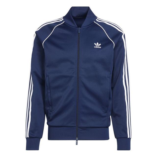 adidas Originals Track Top Sst - Night Indigo/white, size Large on Productcaster.